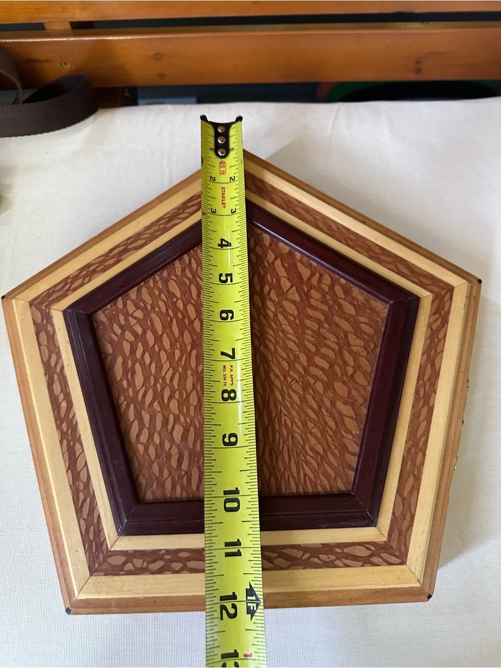 Handcrafted Pentagonal Wood Box